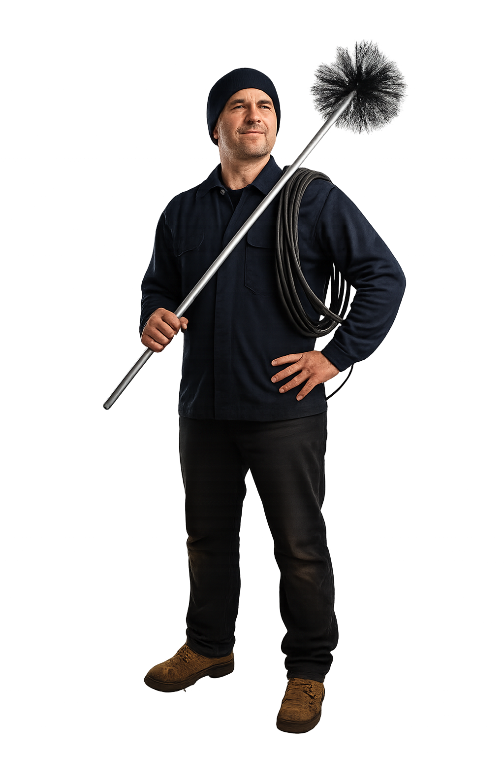 Chimney service illustration